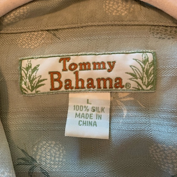 Men’s Tommy Bahama Silk Button Down Shirt L - Picture 3 of 7